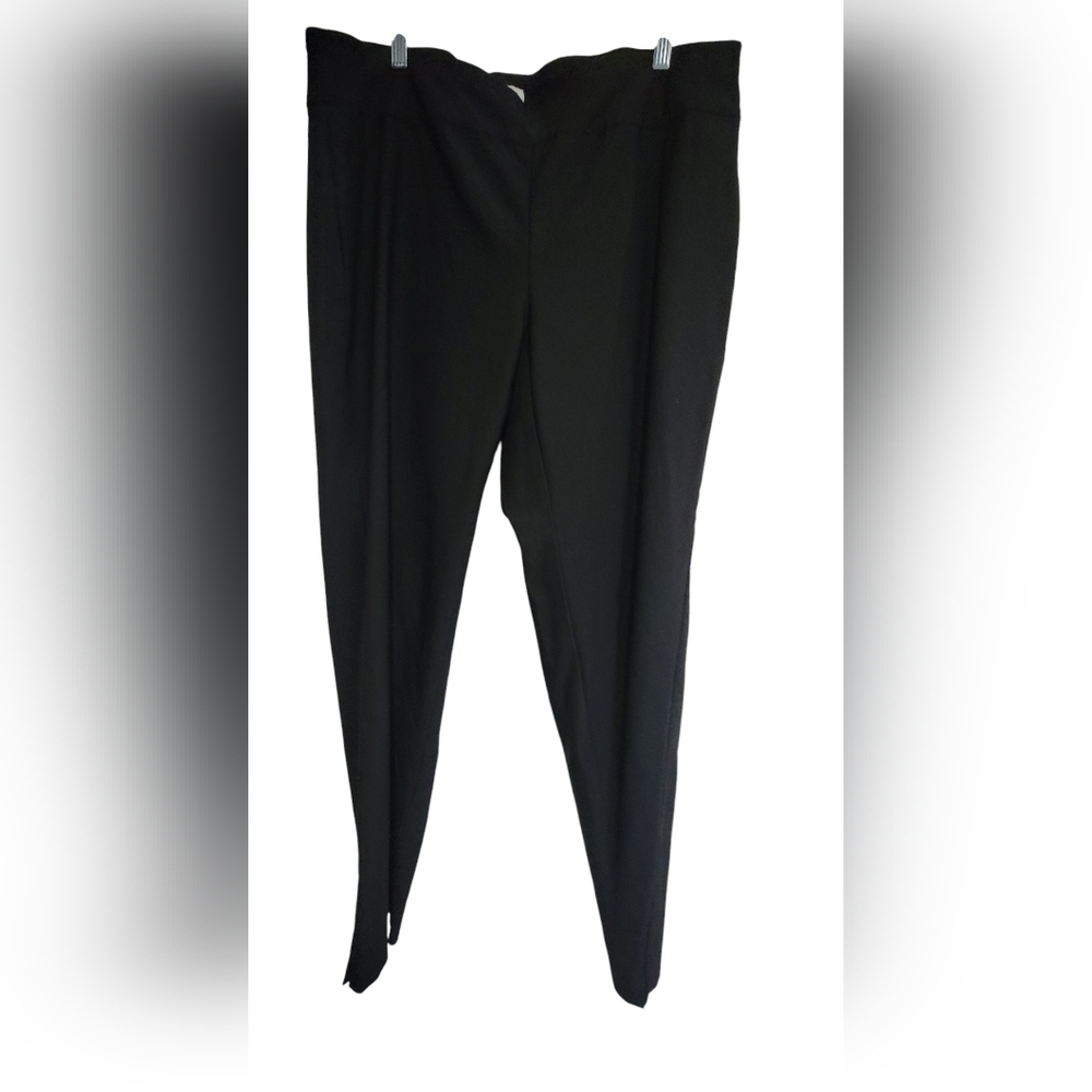Womens black pants Charter Club Cambridge Slim 16W like new.
